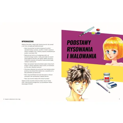 Rysowanie i malowanie twarzy. Anime i Manga. Tworzenie postaci i twarzy krok po kroku