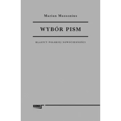 Wyb�r Pism - Marian  Massonius