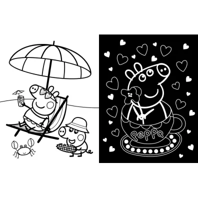 �winka Peppa. Neon. Moc koloru. Baw si� kolorami