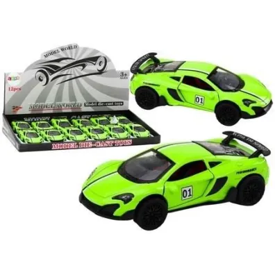 Auto sportowe 1:32 zielone LeanToys