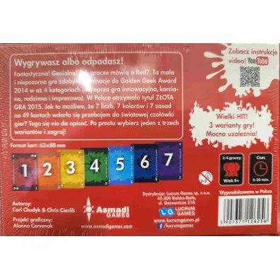 Red7. Gra karciana Lucrum Games