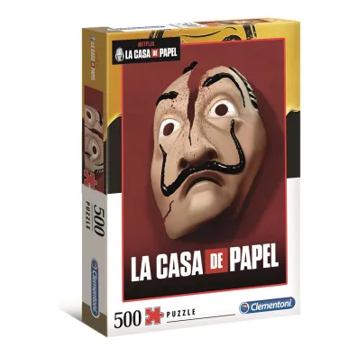 Puzzle 500 el. Netflix. La Casa de Papel 2 Clementoni