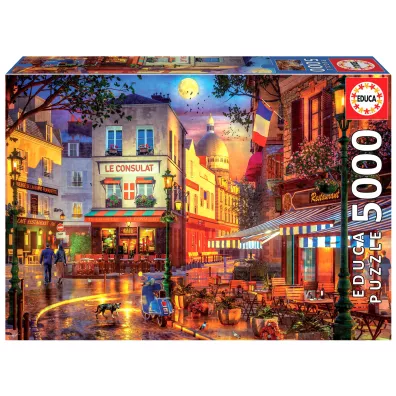 Puzzle 5000 el. Miasteczko we Francji Educa