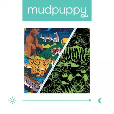Puzzle rodzinne wiecce w ciemnoci 500 el. Drapieniki Mudpuppy