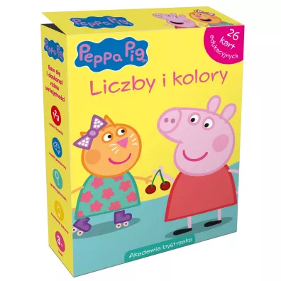 �winka Peppa. 123. Karty edukacyjne w pude�ku - Monika Kiersnowska