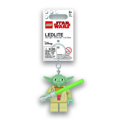 Akcesoria LEGO Brelok do kluczy z latark Yoda z mieczem wietlnym