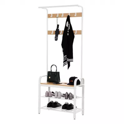 Songmics Wieszak Loft na ubrania z pk na buty