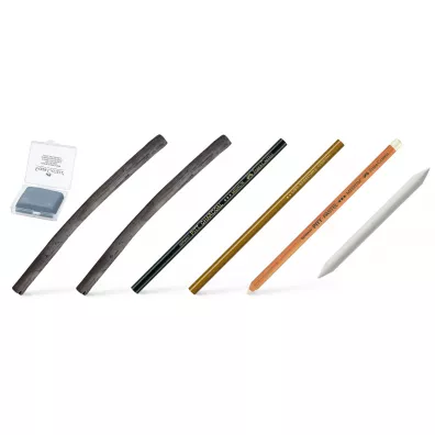 Faber-Castell Zestaw do szkicowania Charcoal 7 szt.
