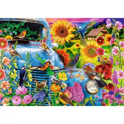 Puzzle 1000 el. Wiejska sielanka: �piewaj�ce Ptaki Trefl