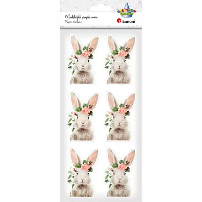 Hasta Naklejki papierowe zaj�c Wielkanoc 6 szt.