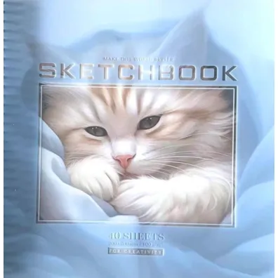 Fresh Szkicownik 200x200/40K g�adki Kotek