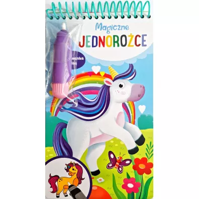 Magiczne jednoro�ce. Kolorowanka wodna