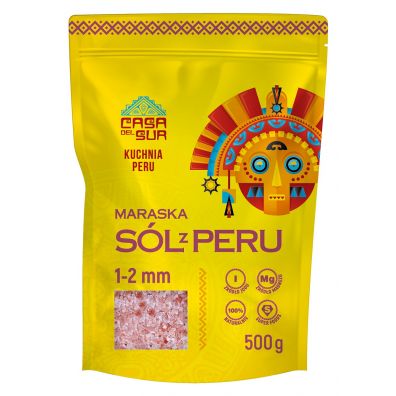 Casa del Sur Różowa sól maraska 1-2 mm 500 g