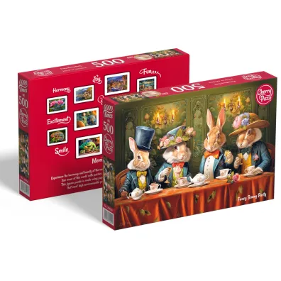 Puzzle 500 el. Fancy Bunny Party CherryPazzi