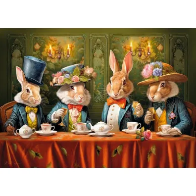 Puzzle 500 el. Fancy Bunny Party CherryPazzi