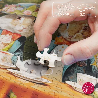 Puzzle 500 el. Fancy Bunny Party CherryPazzi
