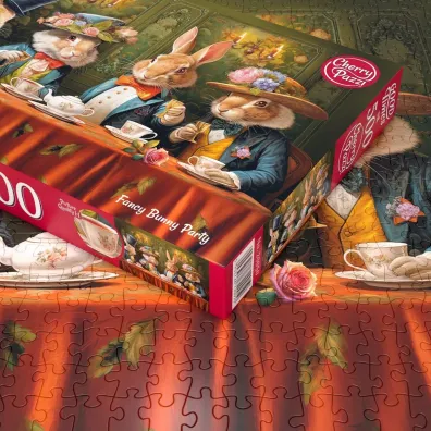 Puzzle 500 el. Fancy Bunny Party CherryPazzi