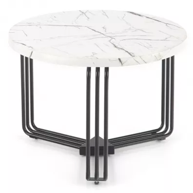Halmar Stolik kawowy Antica White Marble 55 cm