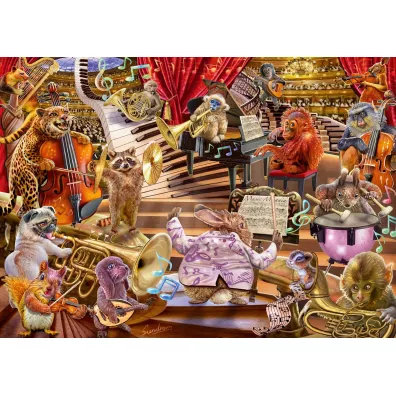 Puzzle 1000 el. Koncert zwierzak�w Schmidt