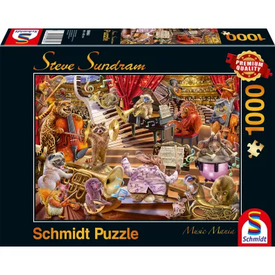 Puzzle 1000 el. Koncert zwierzak�w Schmidt