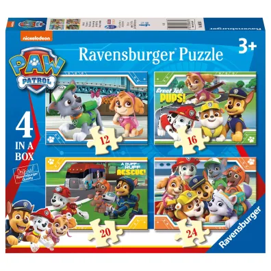 Puzzle 4w1 - Psi Patrol (12+16+20+24 el.) Ravensburger