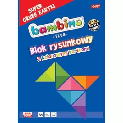St. Majewski Blok rysunkowy z kolorowymi kartkami A4