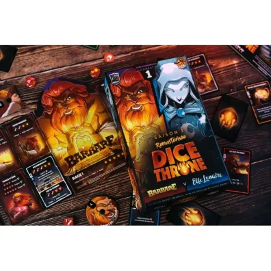 Dice Throne. Starcie 1. Barbarzy�ca vs Ksi�ycowa Elfka Lucky Duck Games Polska