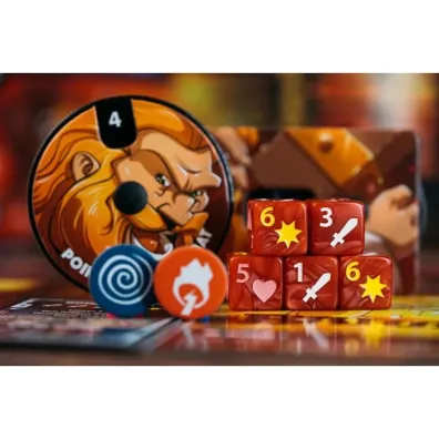 Dice Throne. Starcie 1. Barbarzy�ca vs Ksi�ycowa Elfka Lucky Duck Games Polska
