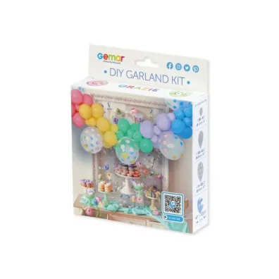 Godan Girlanda balonowa DIY Makaron 65 szt.