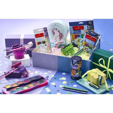 Faber-Castell Zestaw szkolny jednoro�ec 2 x o��wek +temper�wka + gumka blister