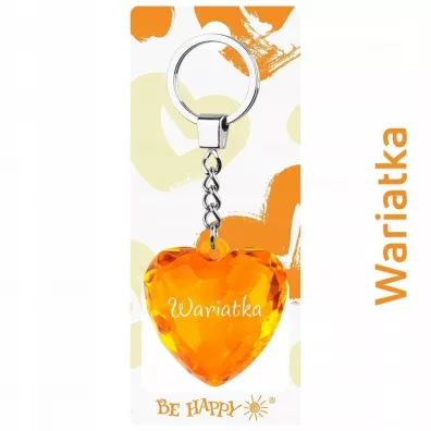 Be-Happy Gifts Brelok serce Wariatka