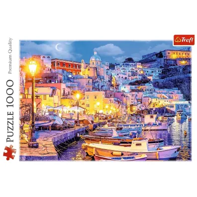 Puzzle 1000 el. Wyspa Procida noc�, W�ochy Trefl