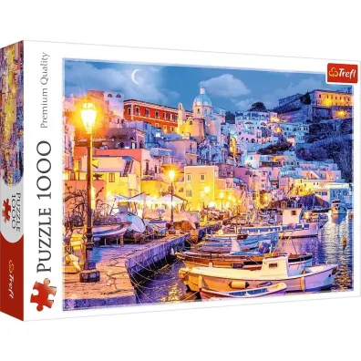 Puzzle 1000 el. Wyspa Procida noc�, W�ochy Trefl