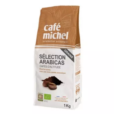 Cafe Michel Kawa ziarnista arabica 100 % selection fair trade 1 kg Bio