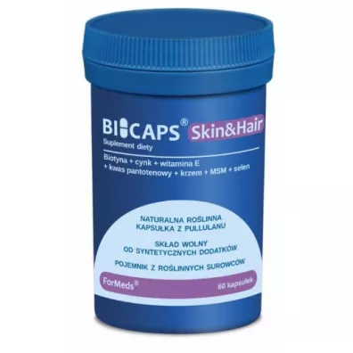 Formeds Skra i wosy Bicaps Skin&Hair Suplement diety 60 kaps.