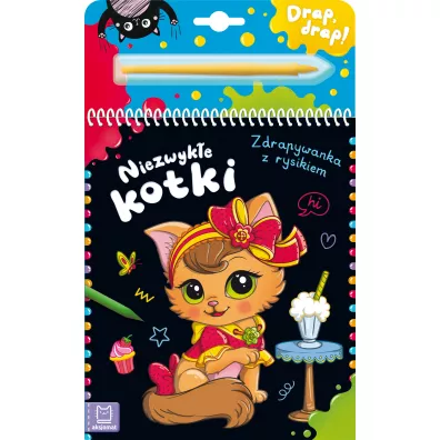Niezwyk�e kotki. Zdrapywanka z rysikiem - Anna Podg�rska