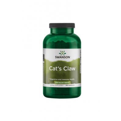 Swanson Cats Claw (Koci Pazur, Vilcacora, Uncaria tomentosa) 500 mg - suplement diety 250 kaps.