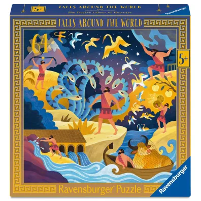 Puzzle dla dzieci 64 el. Dwana�cie prac Herkulesa Ravensburger