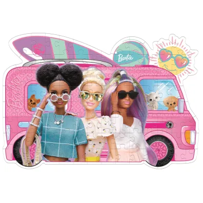 Puzzle 104 el. Wyj�tkowa kolekcja Barbie Clementoni