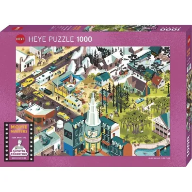 Puzzle 1000 el. Filmy Quantina Tarantino Heye