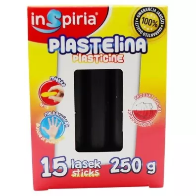InSpiria Plastelina czarna 250g