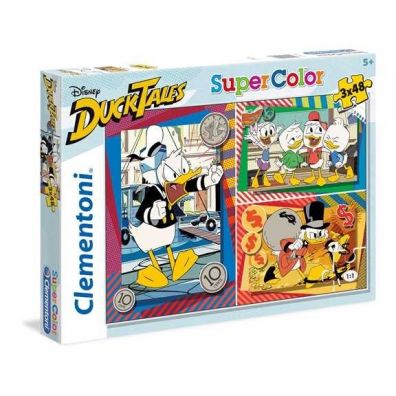 Puzzle 3 x 48 el. Supercolor. Duck Tales Clementoni