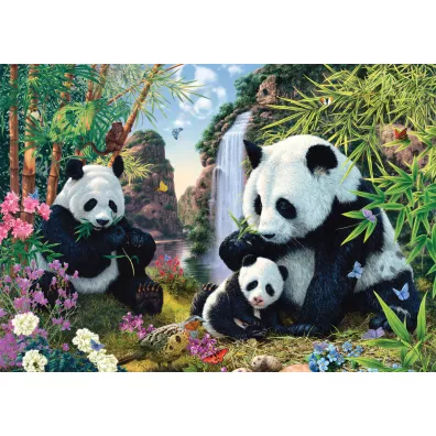 Puzzle 500 el. Rodzina pand G3