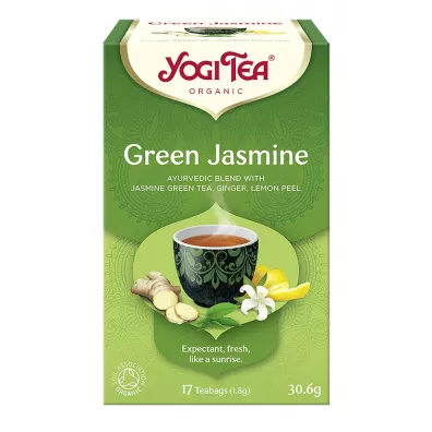 Yogi Tea Herbata zielona jaminowa Green Jasmine 17 x 1,8 g Bio