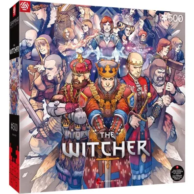 Puzzle 500 el. The Witcher Northern Realms Good Loot