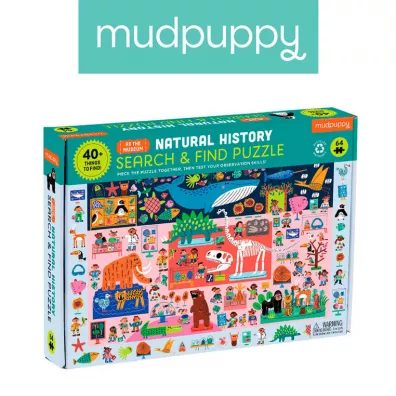 Puzzle obserwacyjne Muzeum historii naturalnej 4+ Mudpuppy