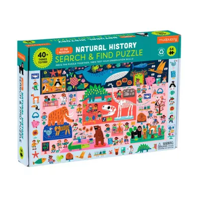 Puzzle obserwacyjne Muzeum historii naturalnej 4+ Mudpuppy