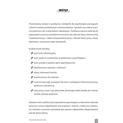 Teczka psychologa dzieci�cego. Materia�y dla terapety pracuj�cego z dzie�mi w wieku przedszkolnym i wczesnoszkolnym