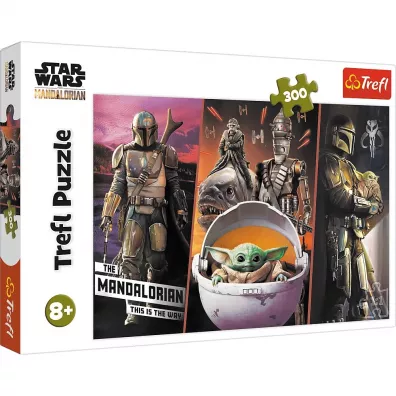 Puzzle 300 el. Tajemniczy Baby Yoda Trefl