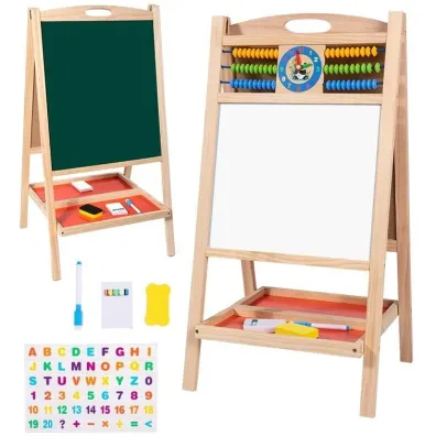 Tablica dwustronna drewniana 70cm Trifox